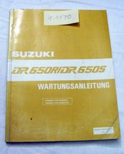 Suzuki DR 650 R/S  Original Werkstatthandbuch Wartungsanleitung deutsch 90-1994