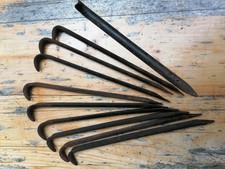 Erdnägel Heringe Wehrmacht Original 10 Stk. 2. WK WKII Hersteller Stempel Heer