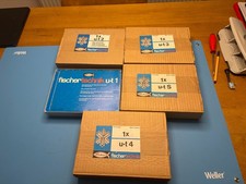 Fischertechnik u-t1, 2, 3, 4, S kompletter Satz teilweise OVP und Anleitung