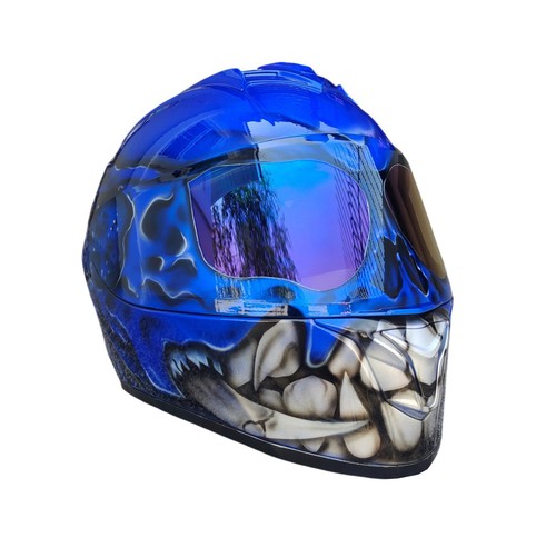 Custom airbrush motorradhelm - custom,