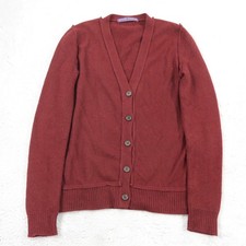 Vtg Ralph Lauren Strickpullover Damen Gr. S Cardigan Übergangsjacke Purple Label