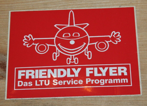 Aufkleber ltu friendly flyer - aufkleber,