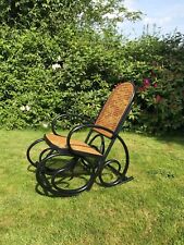 Schaukelstuhl Bugholz, Thonet Stil, gebraucht