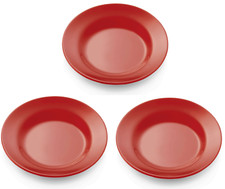 Melamin-Teller flach rot Ø 20