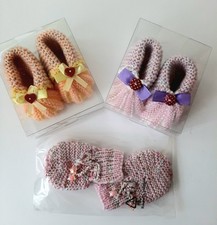 Handgestrickte Baby Schühchen