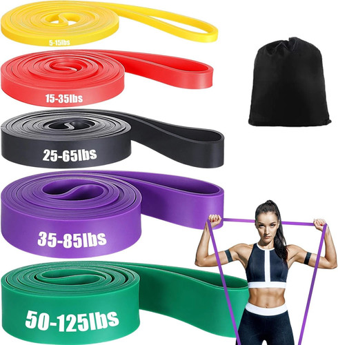 Fitnessband 5er set - fitnessband, 5er-set
