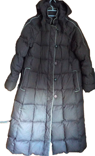 Daunen winter stepp mantel mit - winter,