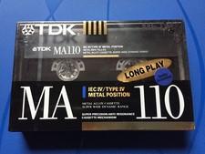 TDK MA 110 Long Play Cassette