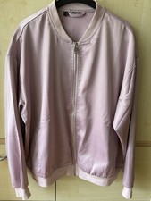 Bonprix Blouson Jacke mit Reißverschluss und Taschen Gr. 48 Rosa