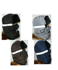 warme russische Wintermütze Ohrenklappen mit Mundschutz Felloptik Unisex