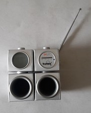 Verstellbares Radio Lautsprecher Silber verschiedene Formen möglich AT