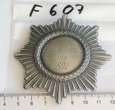 Orden Bruststern Schützenkönig 1891 Göde Replik (F607)