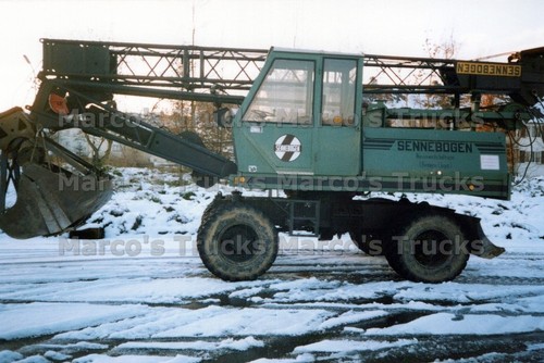 Lkw foto sennebogen bagger - foto,