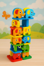 Elefanten Stapelspiel