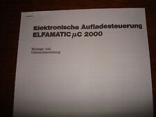 Bedienungsanleitung für ELFAMATIC µC 2000 - als PDF-Datei -