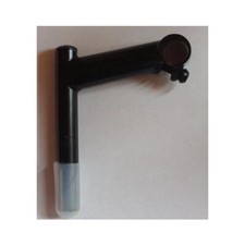 Humpert Stahl Vorbau, für 1" Gabeln, ca. 105mm, 10°, schwarz, Retro, NEU