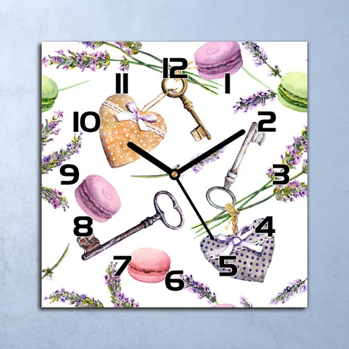 Wanduhr echt glas küchenuhr - wanduhr, echt-glas-küchenuhr