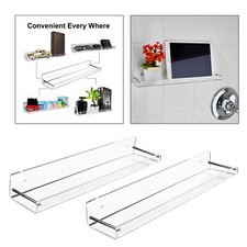 2x Acryl Vitrinenregal Organizer Aufbewahrungsvitrine für Mini Figuren,