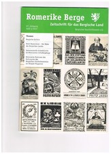 Romerike Berge - Zeitschrift Bergisches Land 3/17 (Rheinisches Schiefergebirge)