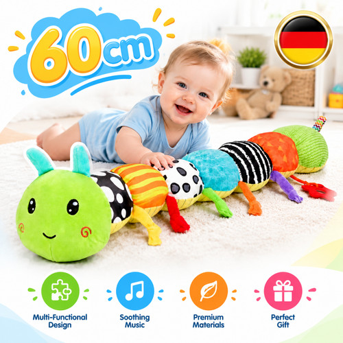 Kuscheltier raupe baby - kuscheltier,