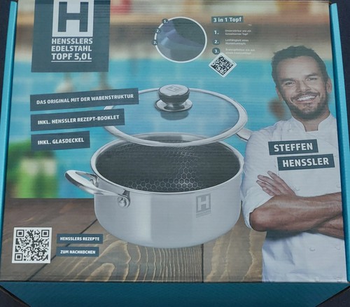 Henssler kochtopf schicht - henssler, kochtopf,5l,3-schicht