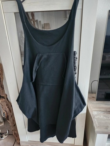 Sweat trägerballonkleid - sweat, xl