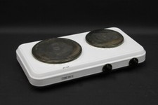 Elektro Kochplatte Typ DK8 weiß Doppelplattenherd Herd 220V 2200 Watt