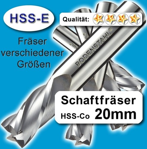 20mm fräser 104mm 4 - l=104mm, z=4