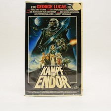 Kampf um Endor VHS Großbox Deutsch MGM/UA Star Wars Ewoks Uncut FSK 12 TOP