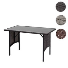 Poly rattan esstisch hwc g16 - poly-rattan, hwc-g16