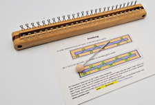 52 Haken Strickstab mit Stricknadel wie Strickliesel für stärkere Wolle geeignet