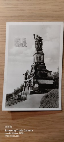 Postkarte niederwalddenkmal - postkarte,