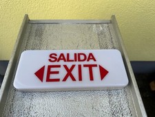 Airbus Family Exit Sign, Notausgang, selten rar