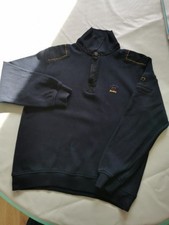 Claudio Campione New York Herren Pullover Größe L Blau Rarität Hervorrangend