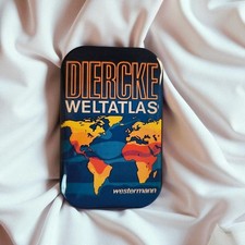 Diercke Weltatlas Westermann Retro | Kühlschrankmagnet Nostalgie Sammler Cover
