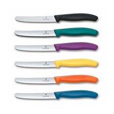 6 Stk. Victorinox Brötchenmesser Messer Küchenmesser Obstmesser - bunt s