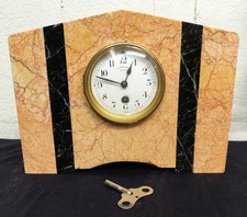 Antik Französisch Marmor Uhr