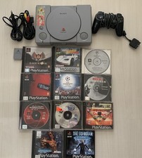 Sony PlayStation 1 PS1 Konsole SCPH 5502 mit 11 Spielen 1 Controller Retro