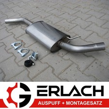 Edelstahl auspuff für - edelstahl, vw