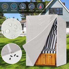 Strandkorb Schutzhülle Winterfest NEU Strandkorbhülle Grau Schutzhaube 600D DE
