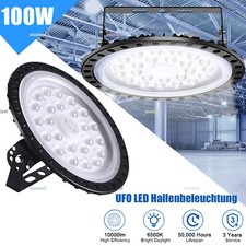 100W LED Hallenbeleuchtung UFO Industrielampe Hallenstrahler Hallenleuchte DHL