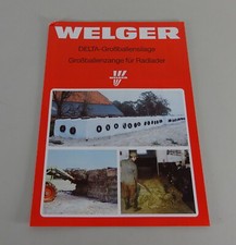 Prospekt / Broschüre Welger