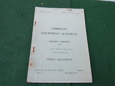 1969 KOMPLETTER AUSSTATTUNGSPLAN SERVICE EDITION SIGNALGENERATOR SET CT 572