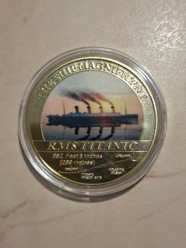 Gedenk medaille rms titanic - rms,