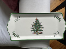 Spode Christmas Tree Königskuchenplatte, rechteckig