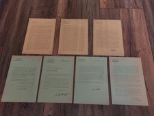 7 original Prospekte /