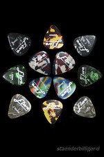 ELWE Plektren Zelulloid klassik, 12 Picks in 3 Stärken dick, Plektrum, Plecks