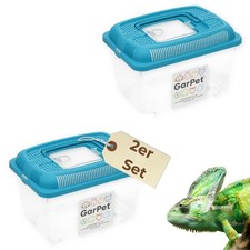 2x Faunabox Faunarium Transport Urzeitkrebs Triops Heimchen Spinnen Insekten Box