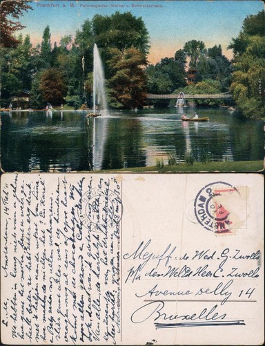 Ansichtskarte frankfurt - frankfurt, am