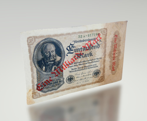 1000 mark 1922 reichsbanknote - 1000,